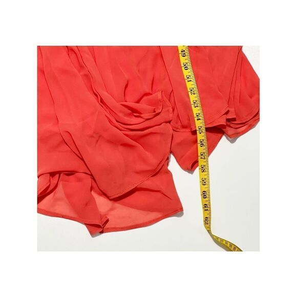 BCBGMAXAZRIA Women's Joy Cut-Out Sleeveless Dress Gown Ambrosia Orange Size 4 - Picture 12 of 16